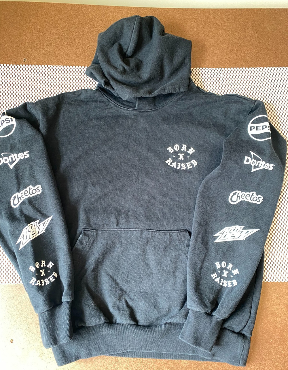 Born X Raised Pepsi Frito-Lay Hoodie Black Small Chester Cheetah Doritos Lowride